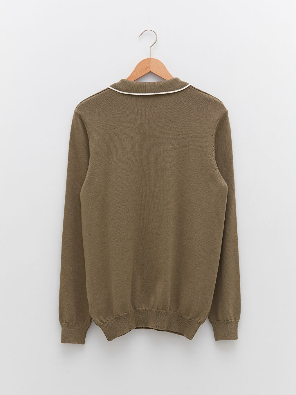 Rollkragen Langarm Dünner Herren Strickpullover-6