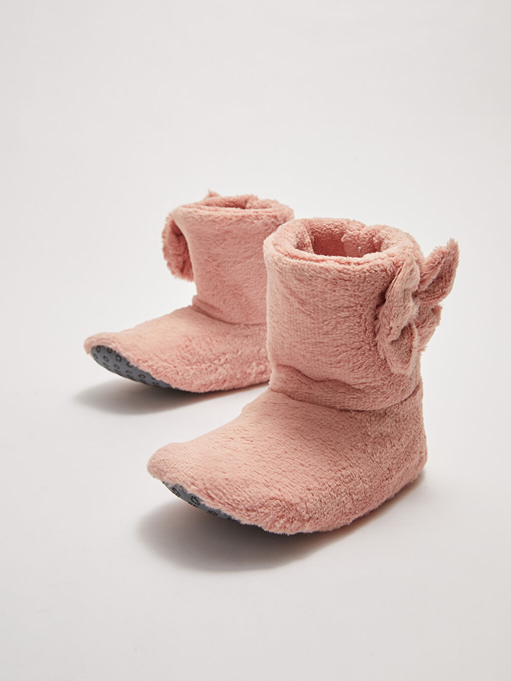 Plain Plush Women's Home Slipper Boots-2