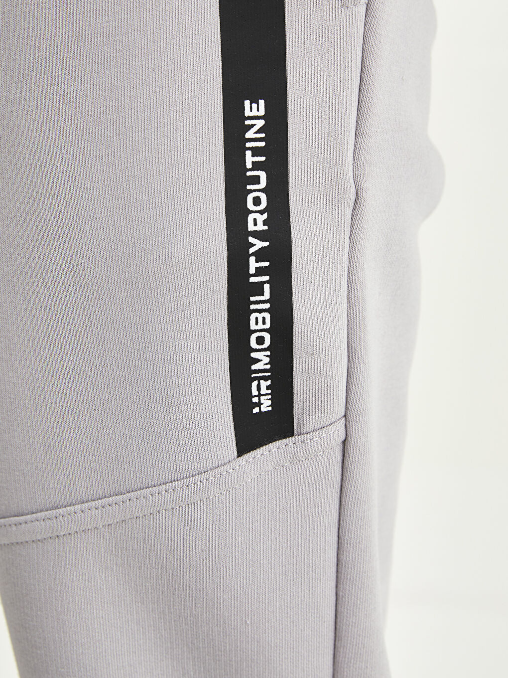 Gri Standart Kalıp Erkek Eşofman Altı-3