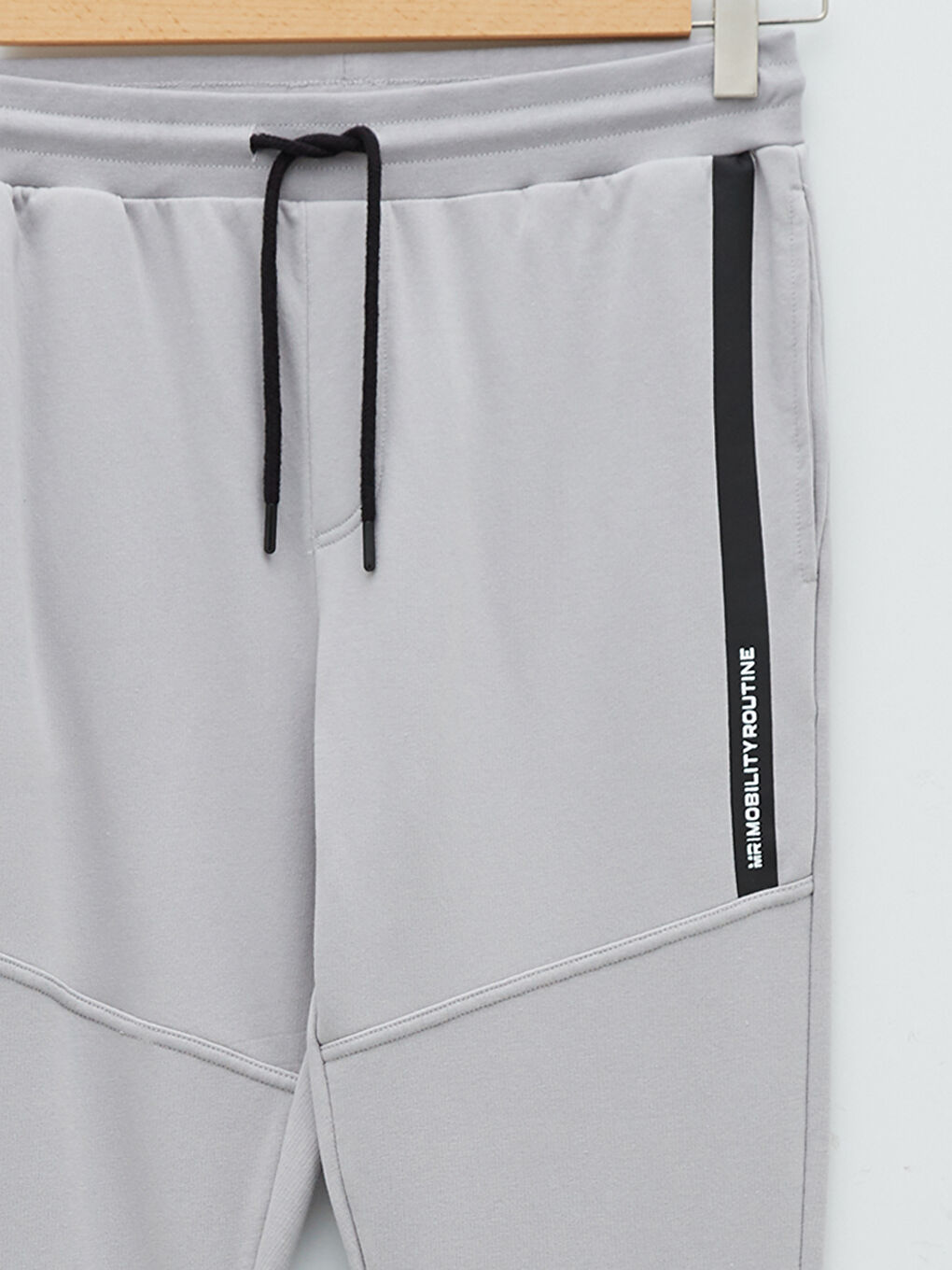 Gri Standart Kalıp Erkek Eşofman Altı-8