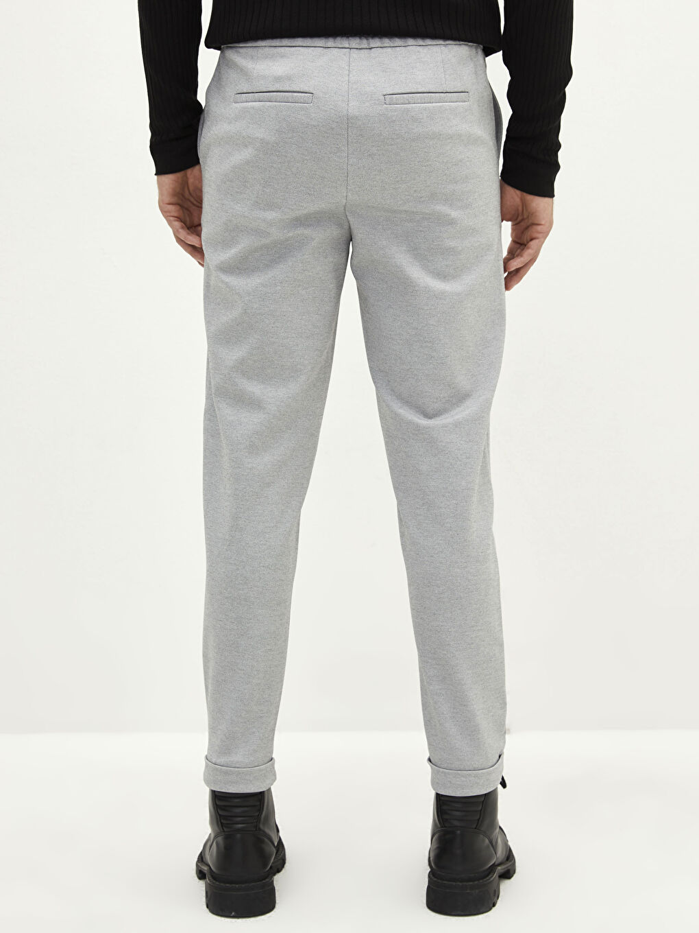 LCW Vision Men's Slim Fit Elastic Waist Trousers -W1K829Z8-CUZ
