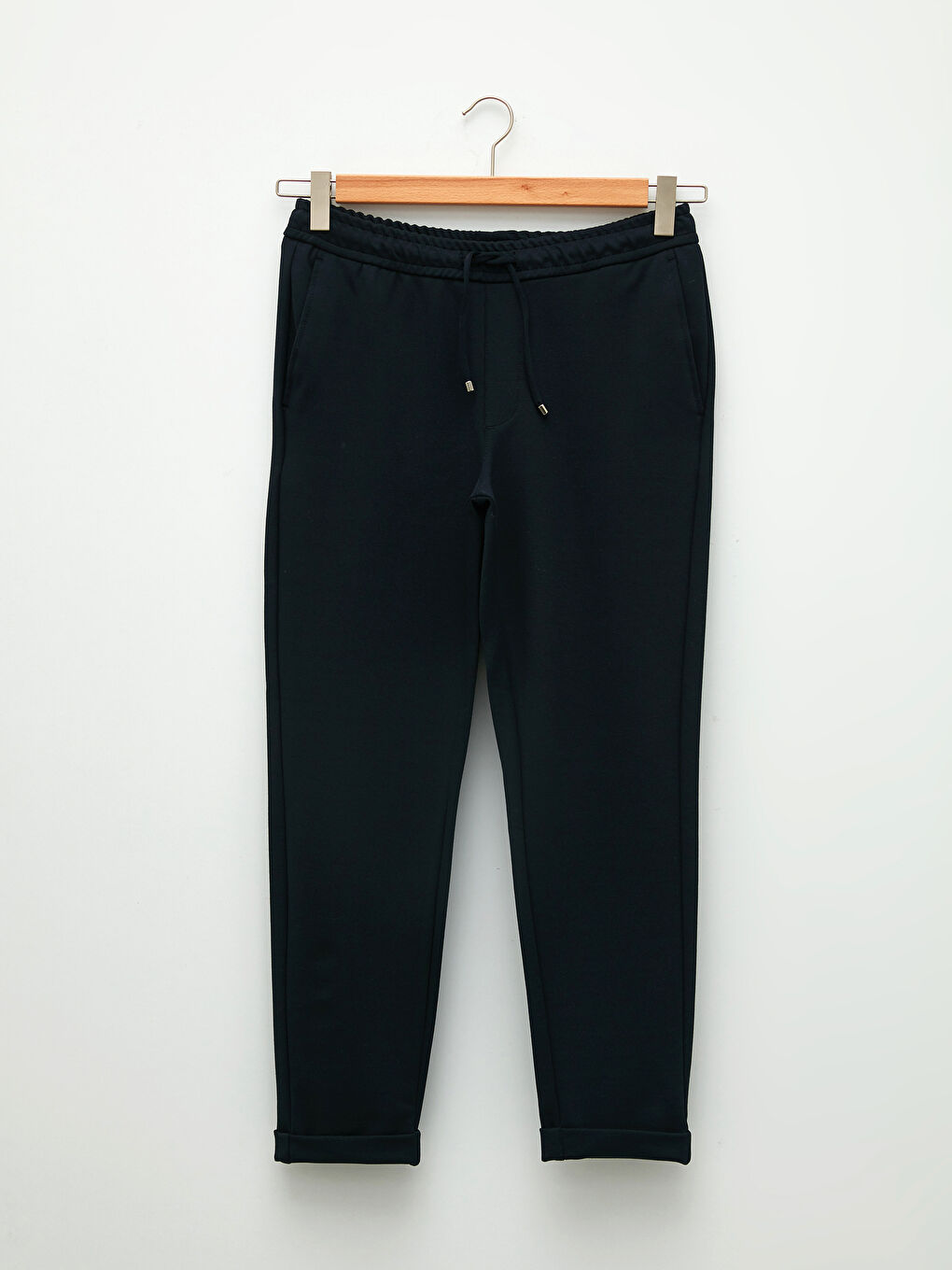 Men's Slim Fit Elastic Waist Trousers -W1K829Z8-RFH