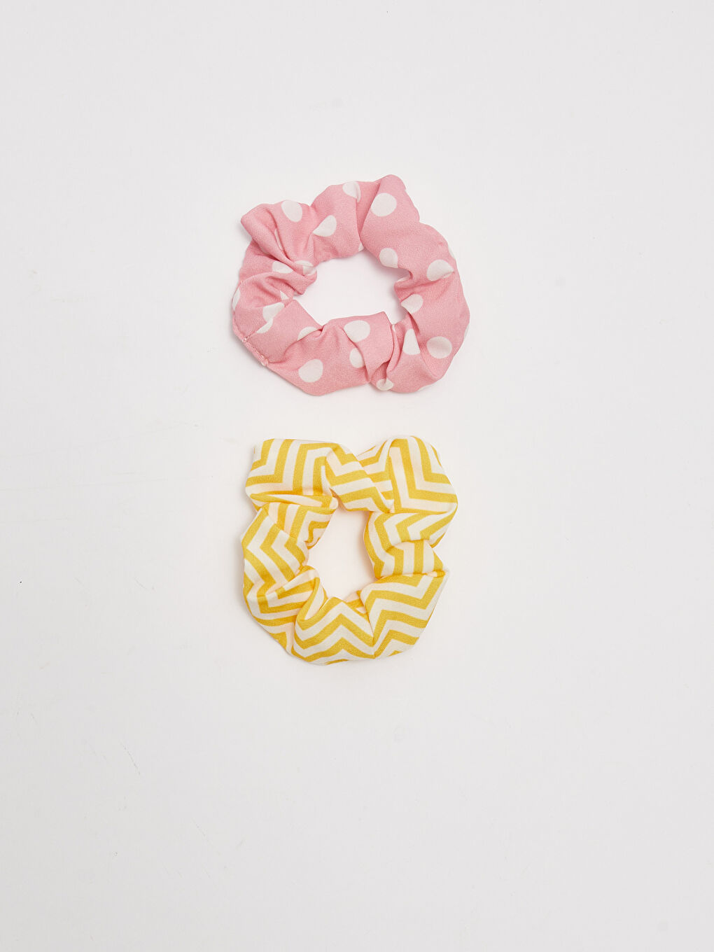 Karışık Lastikli Desenli Kadın Saç Tokası 2'li-2