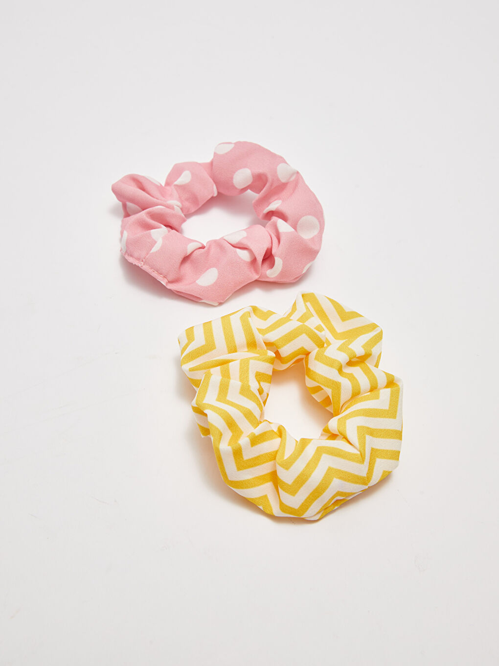 Karışık Lastikli Desenli Kadın Saç Tokası 2'li-3