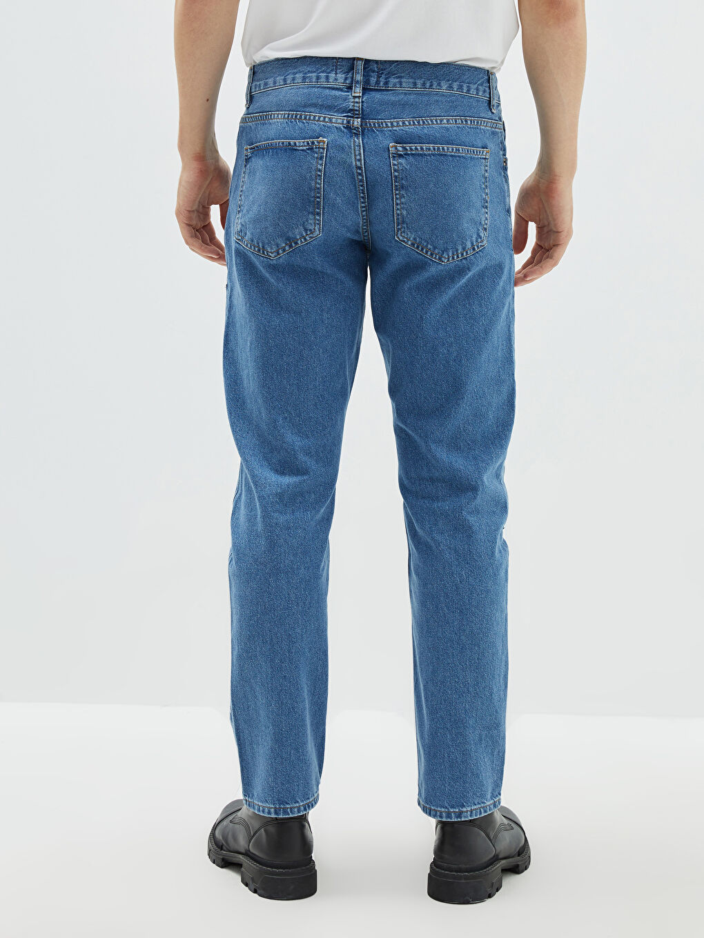 LCW Jeans Açık İndigo Rodeo 700 Straight Fit Erkek Jean Pantolon - 4