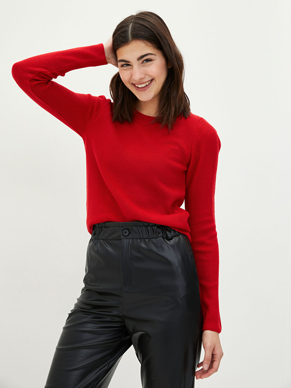 Žena CRVENA Džemper -1