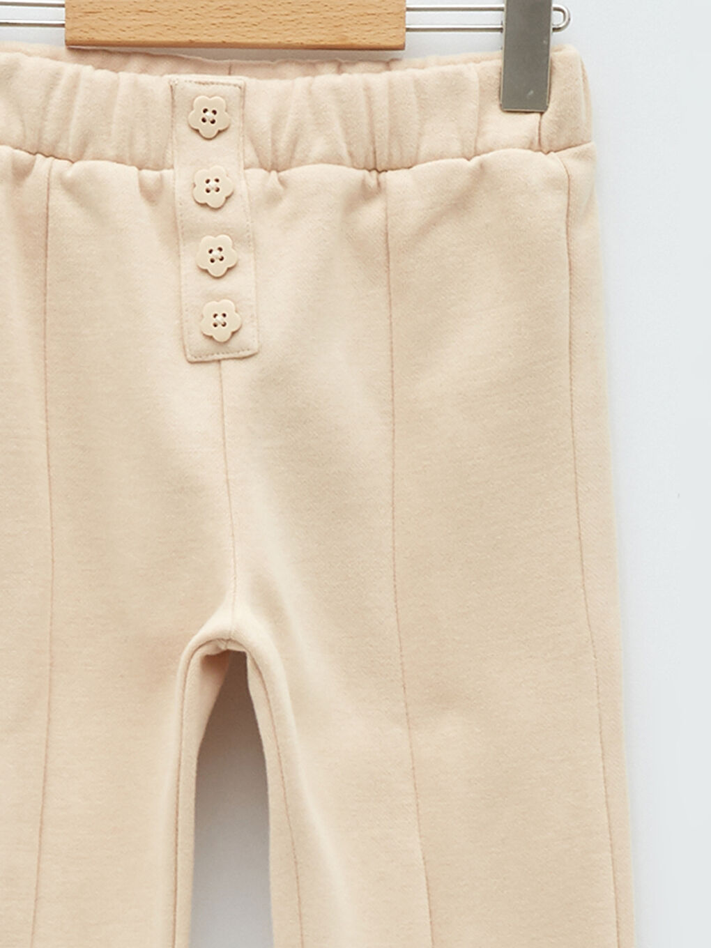 LCW baby Elasticated Waist Basic Baby Girls' Tracksuit Bottom -W1K903Z1-G3Y