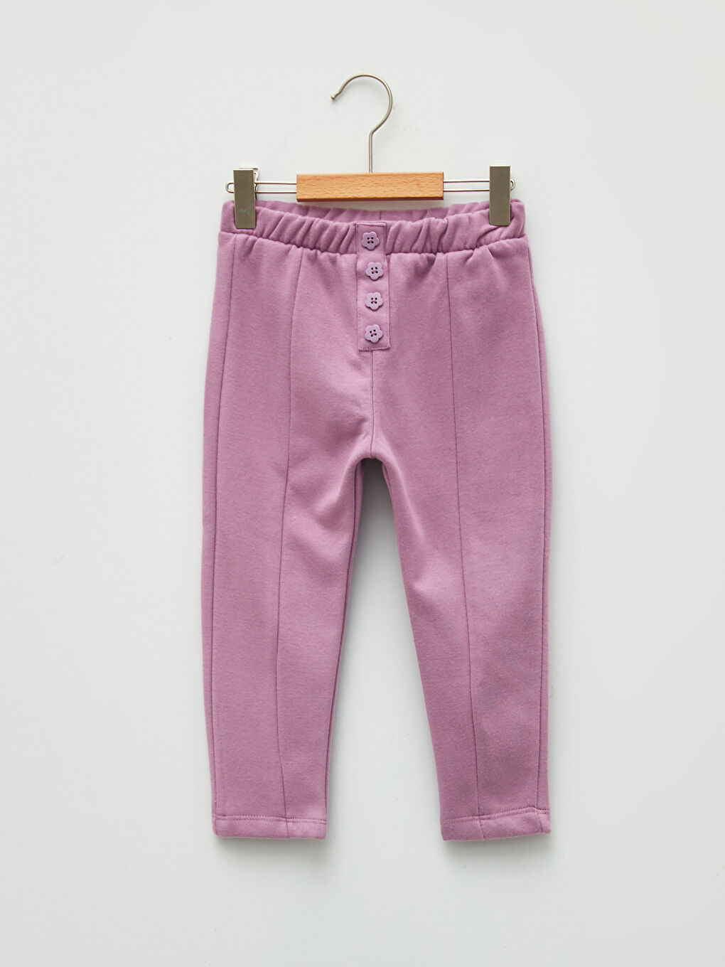 LCW baby Elasticated Waist Basic Baby Girls' Tracksuit Bottom -W1K903Z1-GCF