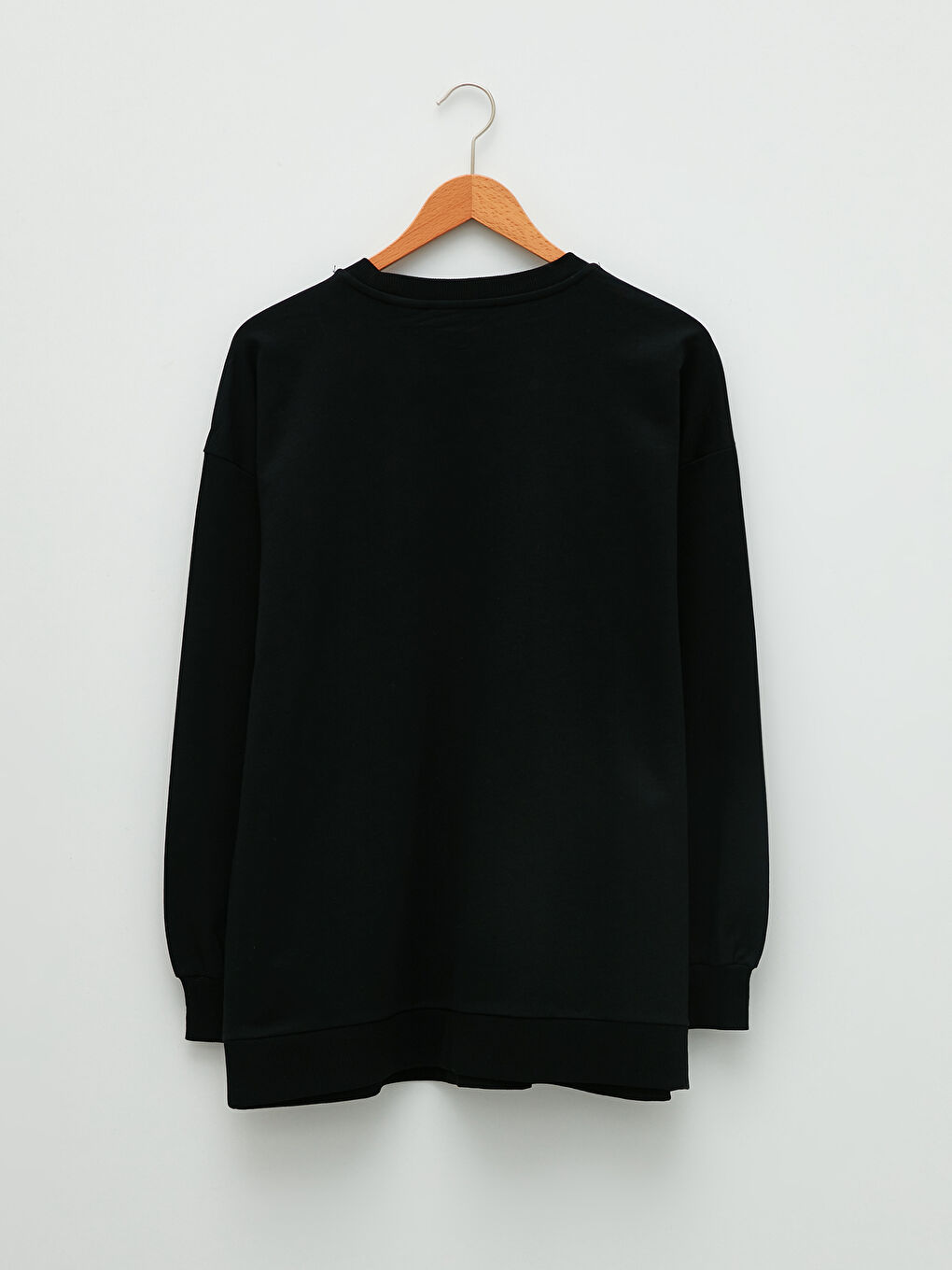 Crew Neck Mickey Mouse Printed Long Sleeve Maternity Sweatshirt-6