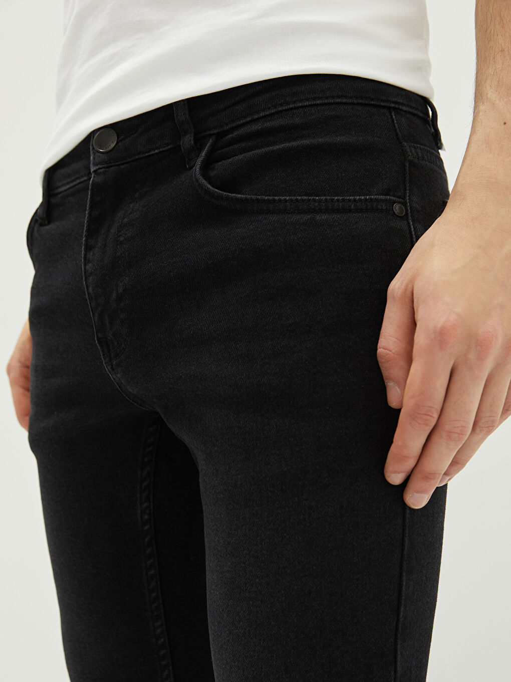 Siyah 750 Slim Fit Erkek Jean Pantolon-2