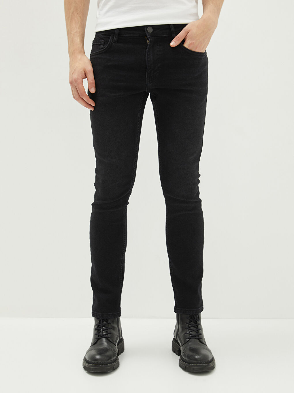 Siyah 750 Slim Fit Erkek Jean Pantolon-3
