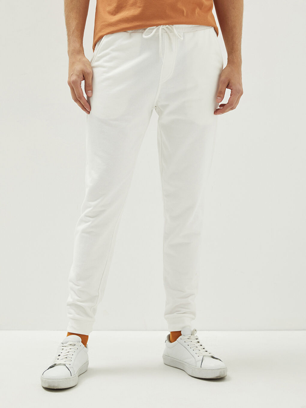 Стандартна кройка анцуг панталон за мъже-3