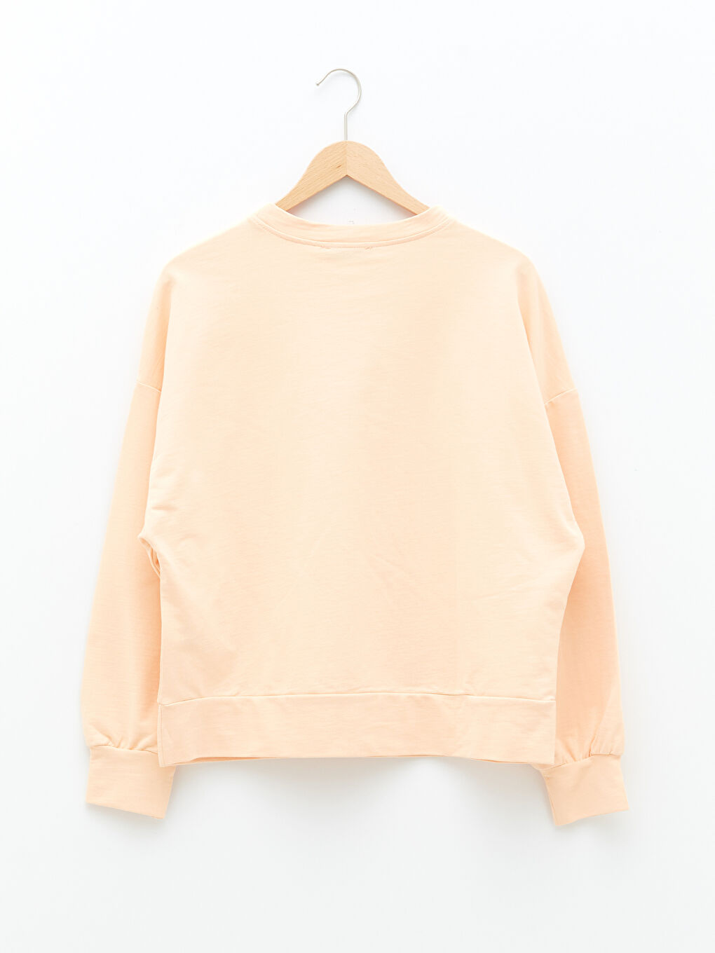 LCW Vision Bisiklet Yaka Slogan Baskılı Uzun Kollu Kadın Sweatshirt -W1K988Z8-FYJ