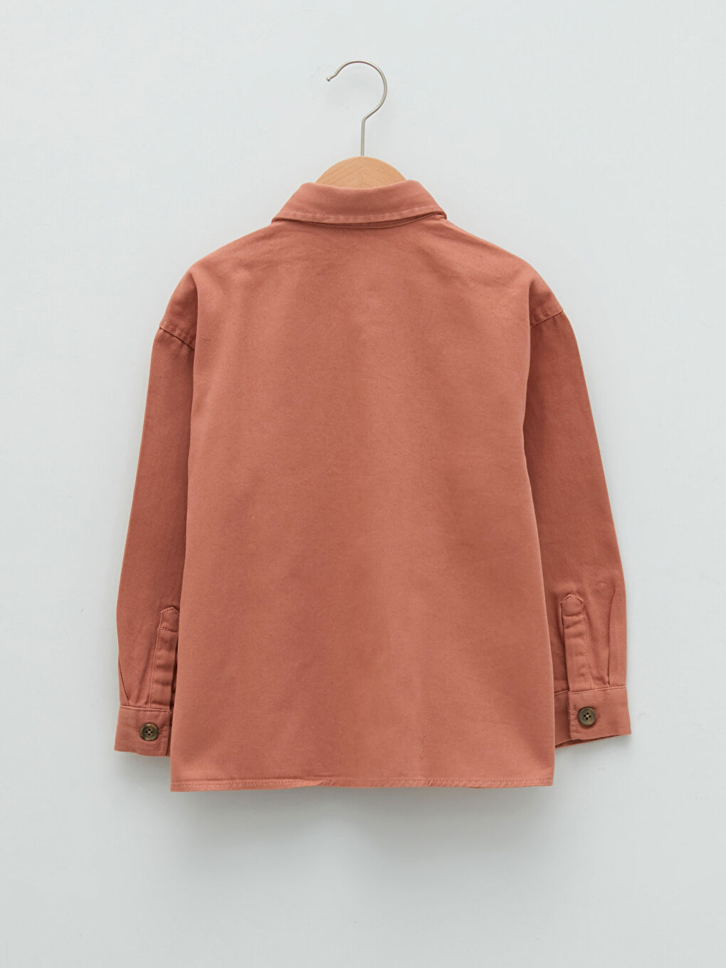 Βασικό Μακρυμάνικο Πουκάμισο Τουίλ για Αγόρια-1