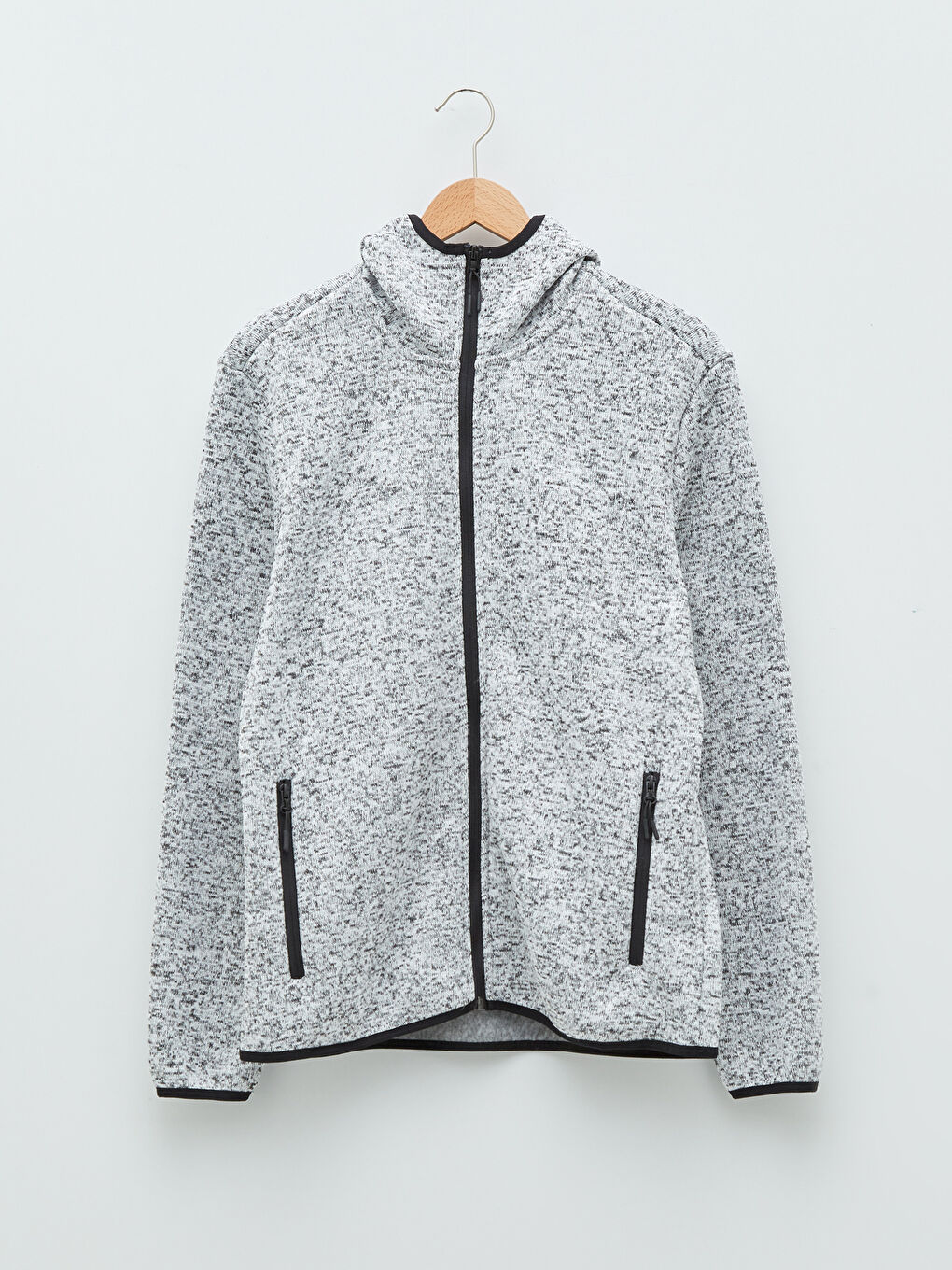 Standard Fit Active Sport Cardigan with Hood -W1KA51Z8-LAL