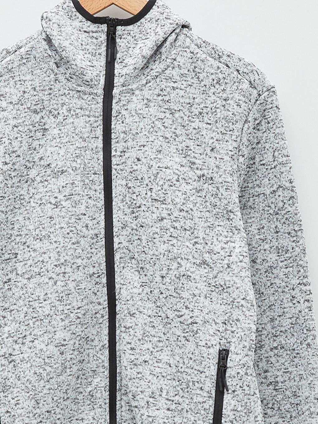 Standard Fit Active Sport Cardigan with Hood -W1KA51Z8-LAL