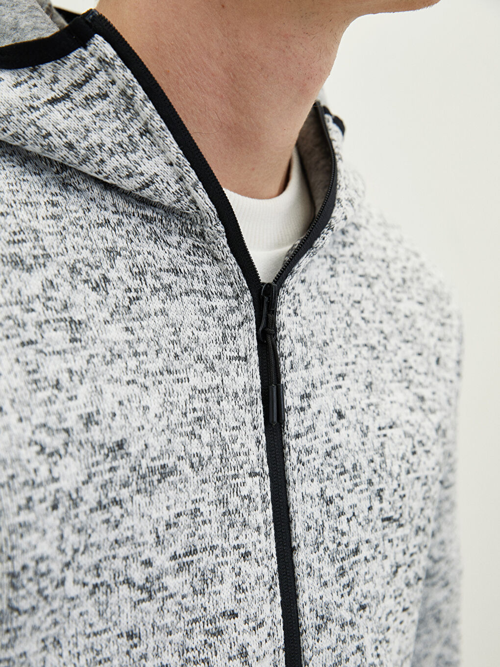 Standard Fit Active Sport Cardigan with Hood -W1KA51Z8-LAL