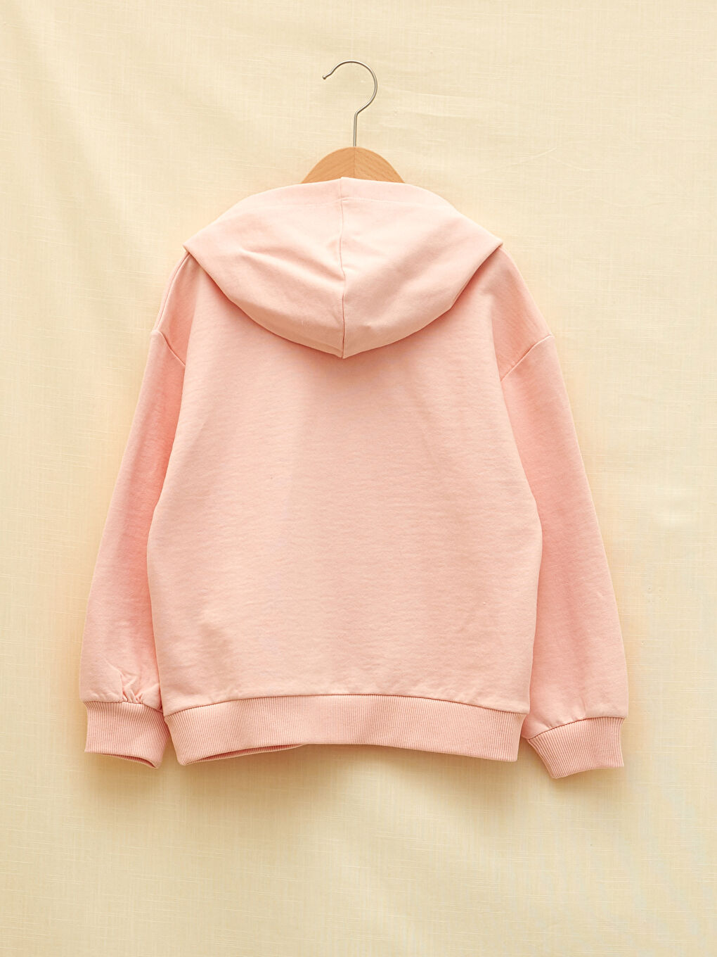 LCW Kids Hooded Printed Long Sleeve Girls' Sweatshirt -W1KA89Z4-JQ4