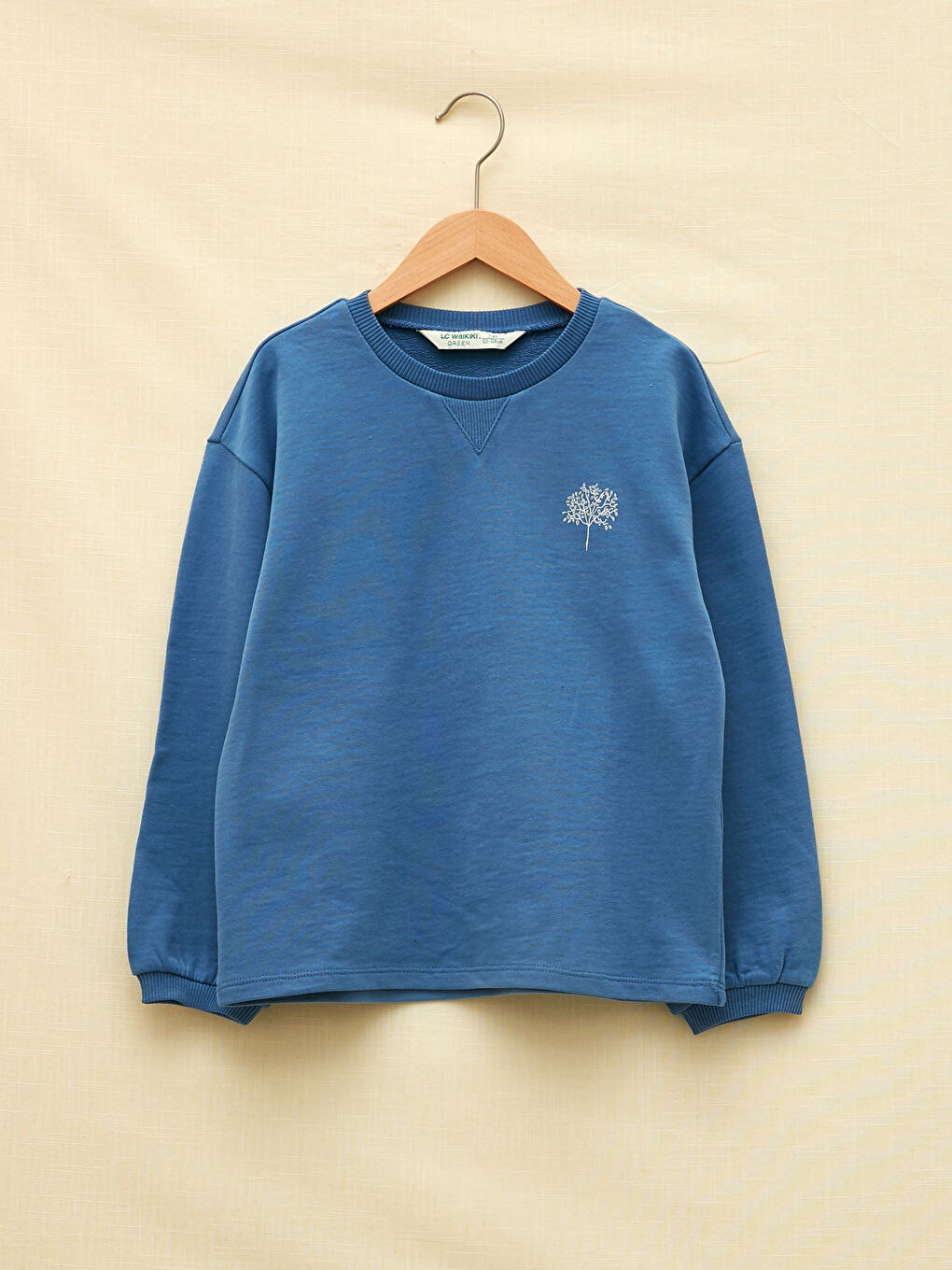 LCW Kids Crew Neck Printed Long Sleeve Girls' Sweatshirt -W1KA92Z4-KZZ