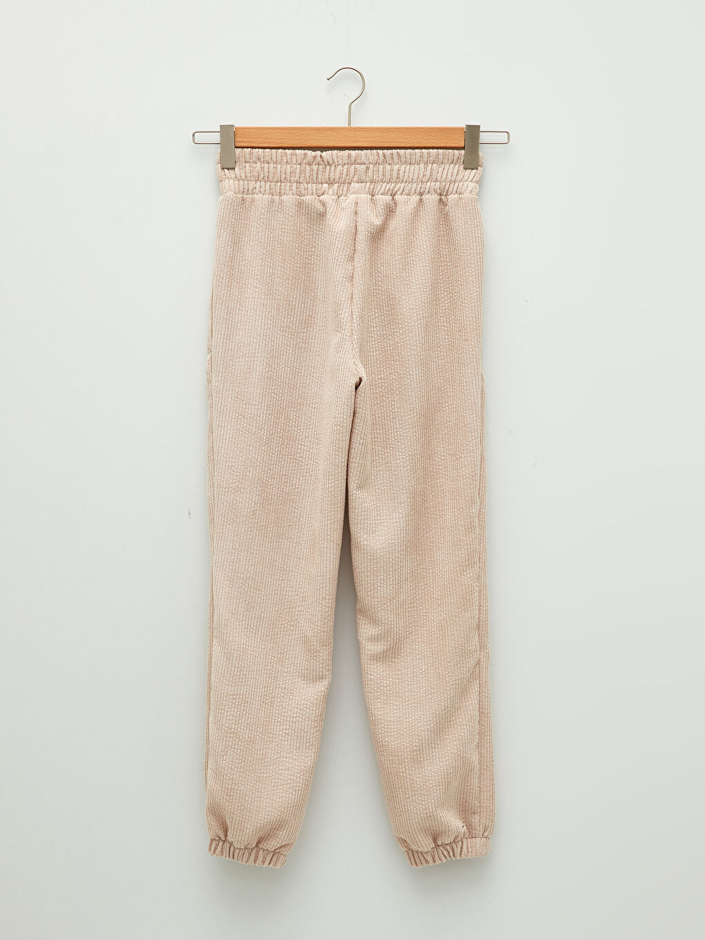 Elastic Waist Label Printed Pocket Detailed Women's Jogger Pants-6