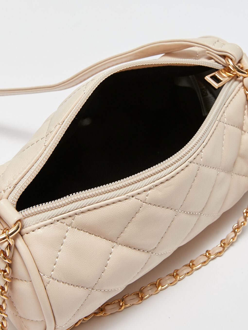 Leather Look Quilted Women's Crossbody Bag-4