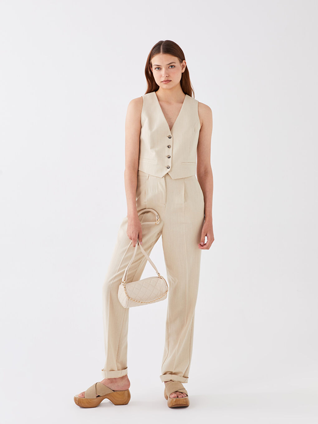 Leather Look Quilted Women's Crossbody Bag-1