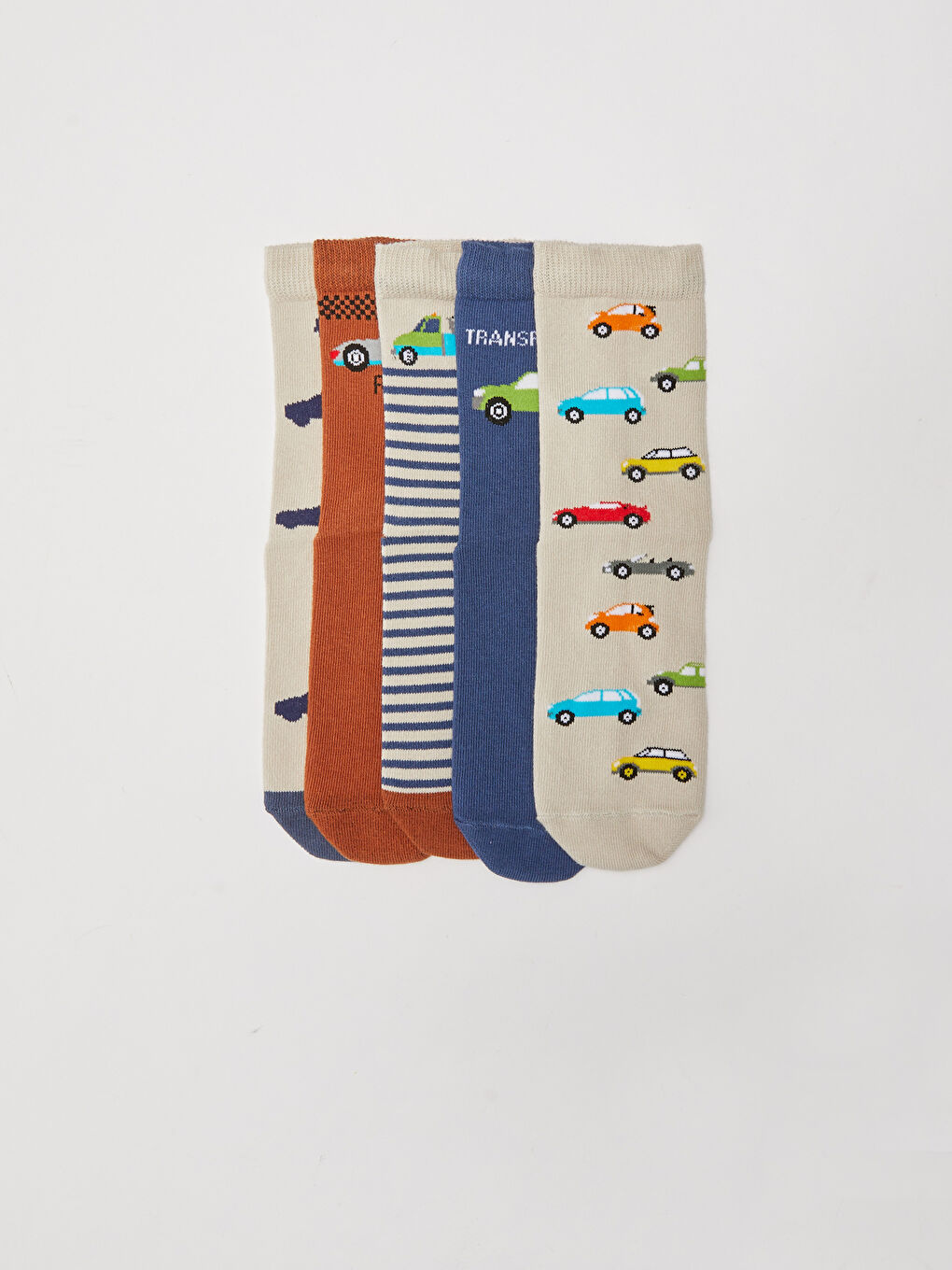 Patterned Boys' Ankle Socks 5 Pack