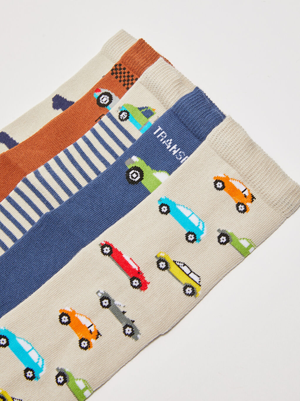 Patterned Boys' Ankle Socks 5 Pack-2