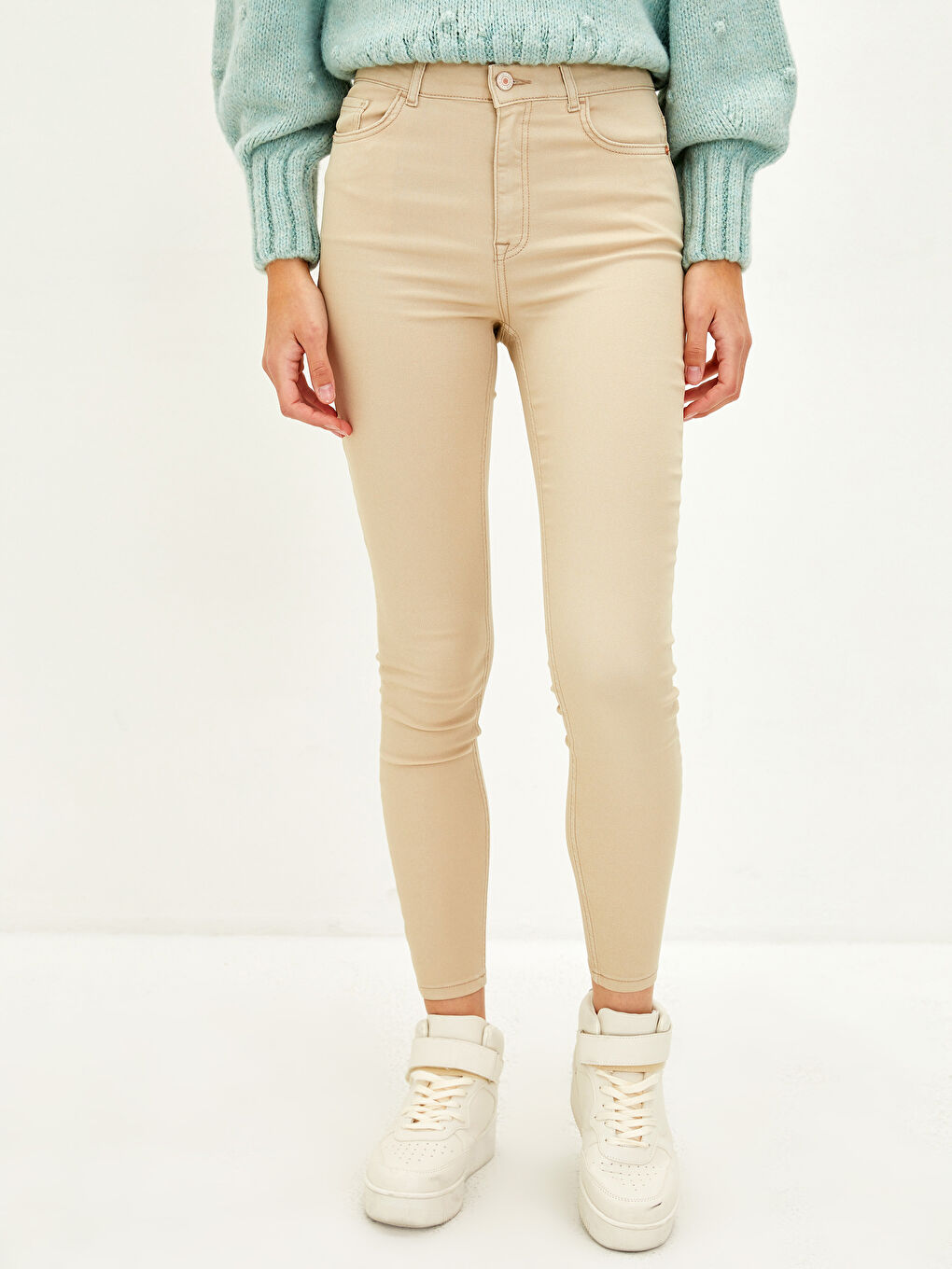 High Waisted Jupiter Super Skinny Fit Women's Jeans-4