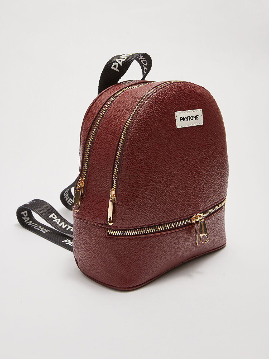 Bordo Ayarlanabilir Askılı Kadın Sırt Çantası-4