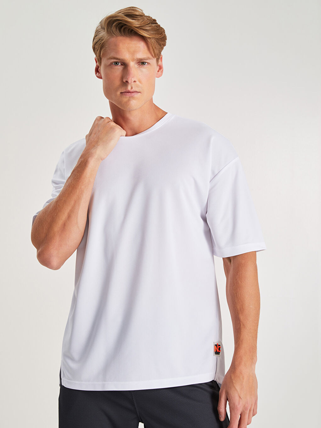 XSIDE ACTIVE Crew Neck Short Sleeve Men's Sports T-Shirt -W1KD76Z8-FFB