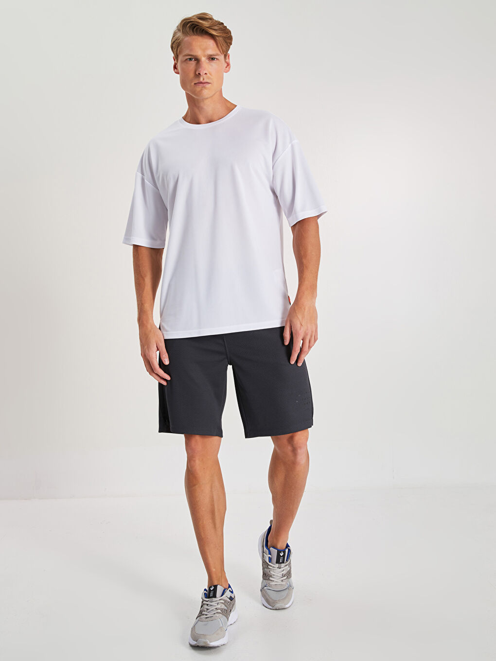 XSIDE ACTIVE Crew Neck Short Sleeve Men's Sports T-Shirt -W1KD76Z8-FFB