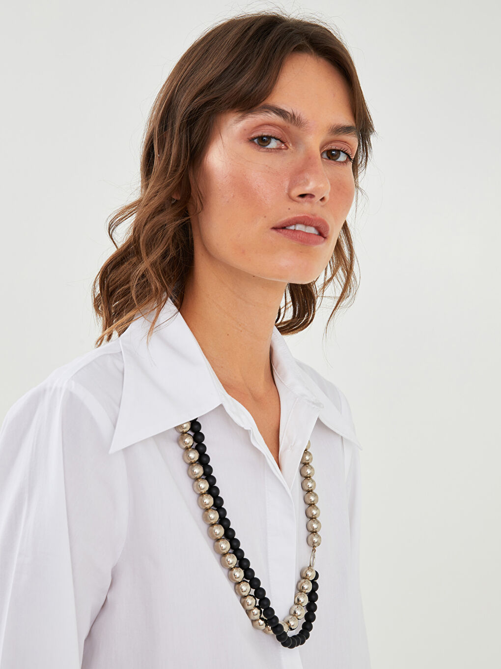 Collier de Chapelet Perlés pour Femmes