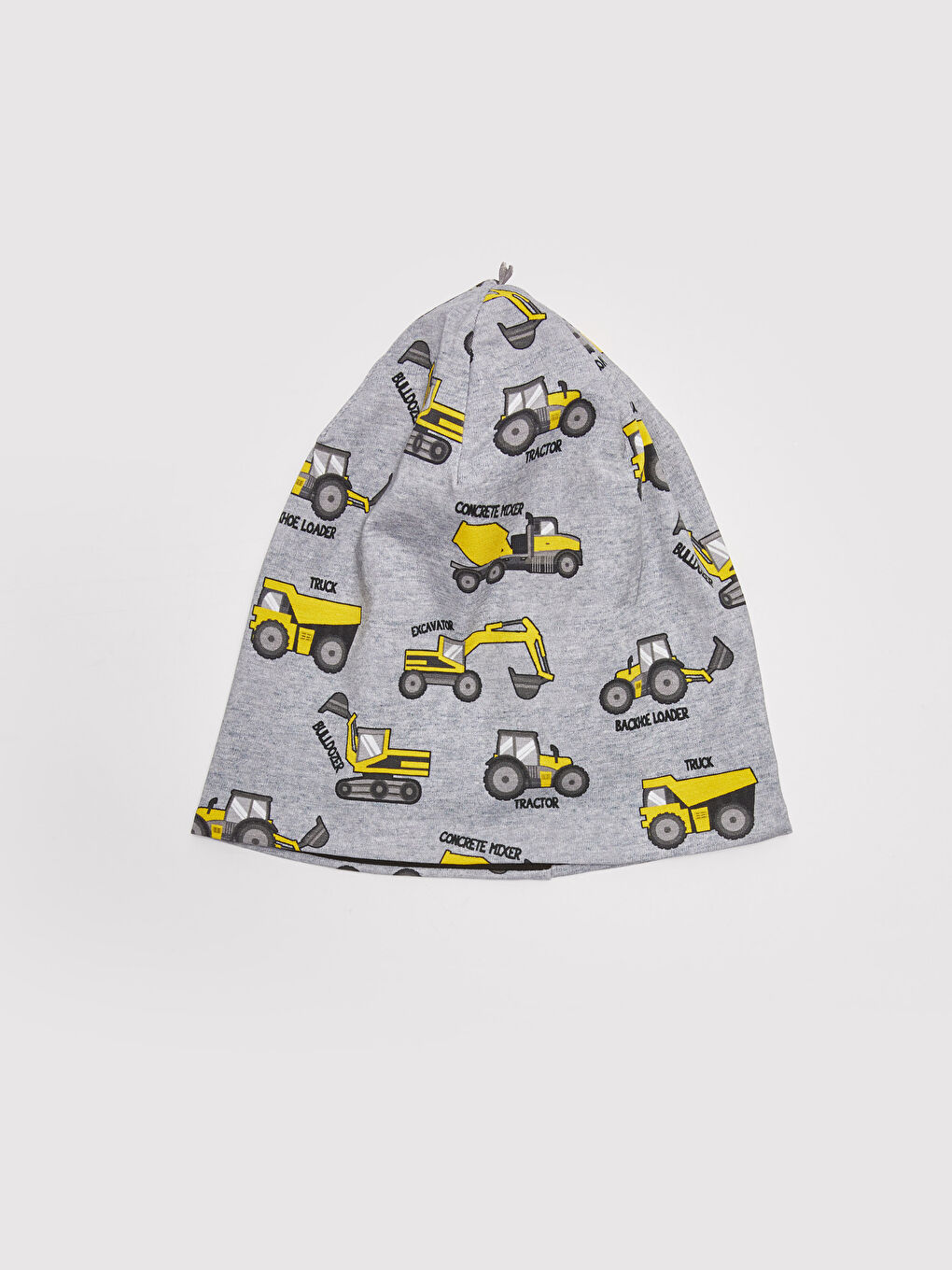 Boys Construction Machinery Printed Beret