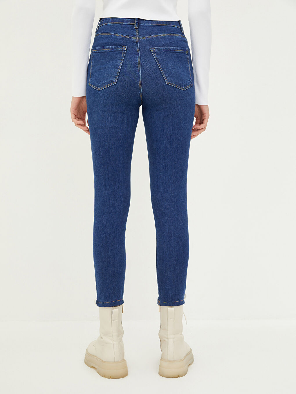 High Waisted Jupiter Super Skinny Fit Women's Jeans-4