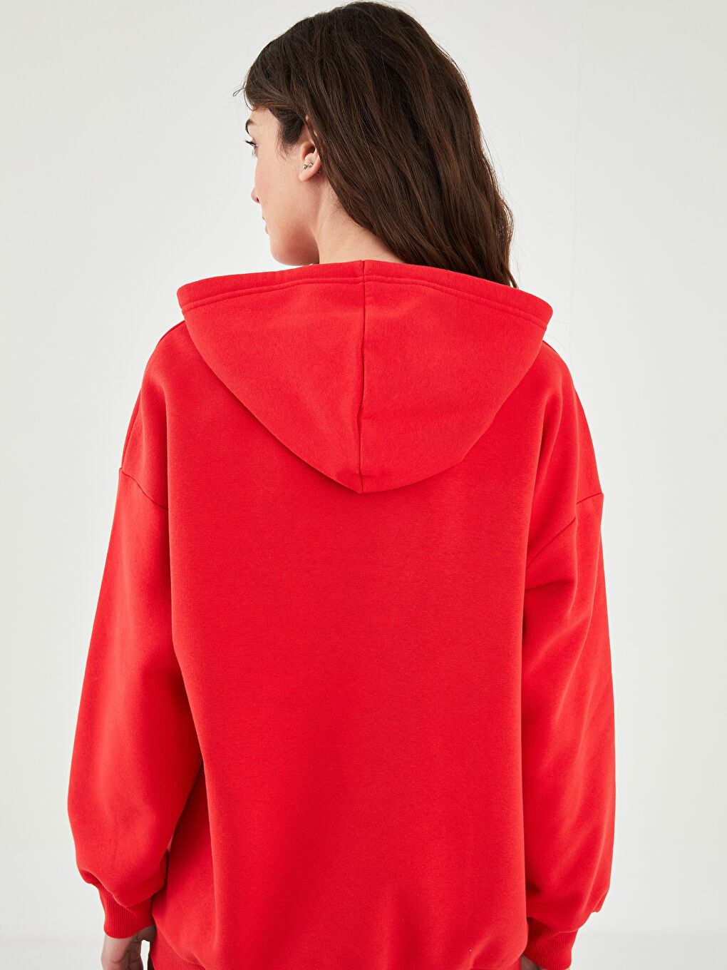 XSIDE Sweatshirt Épais à Capuche Imprimé Texte pour Femmes -W1KG55Z8-R23