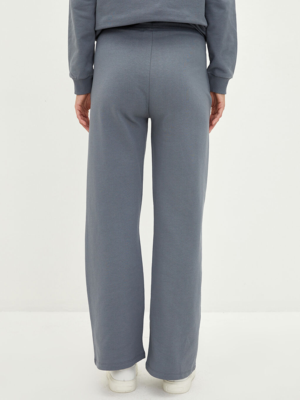 بنطلون رياضي سادة بخصر مرن للحامل-5