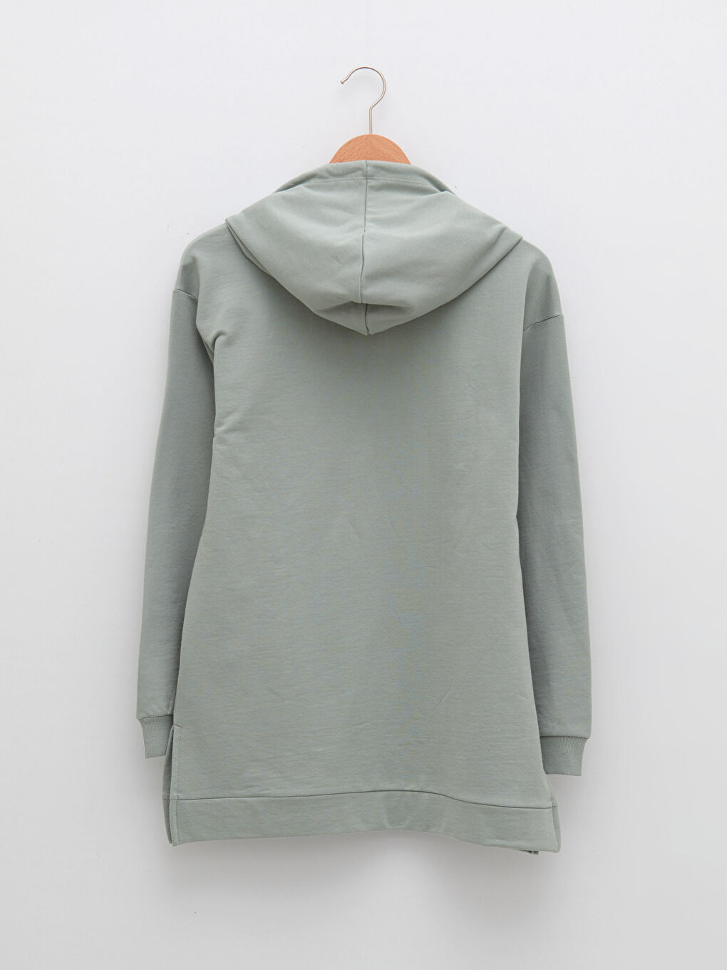 سويت شيرت حمل بـ كُم طويل سادة بـ زُنط مع فتحة للرضاعة-8