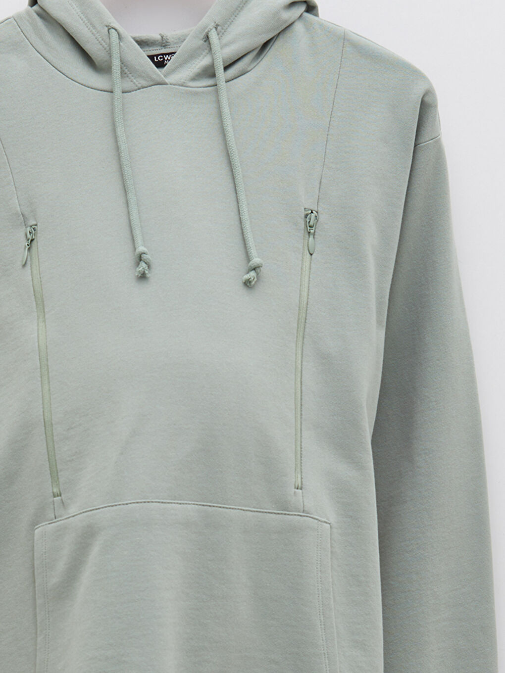 سويت شيرت حمل بـ كُم طويل سادة بـ زُنط مع فتحة للرضاعة-9