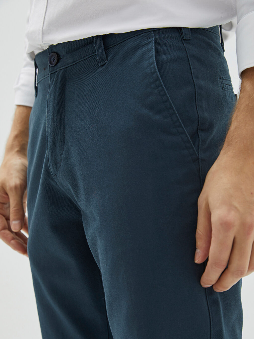 Standard Fit Pocket Detailed Men's Trousers-2