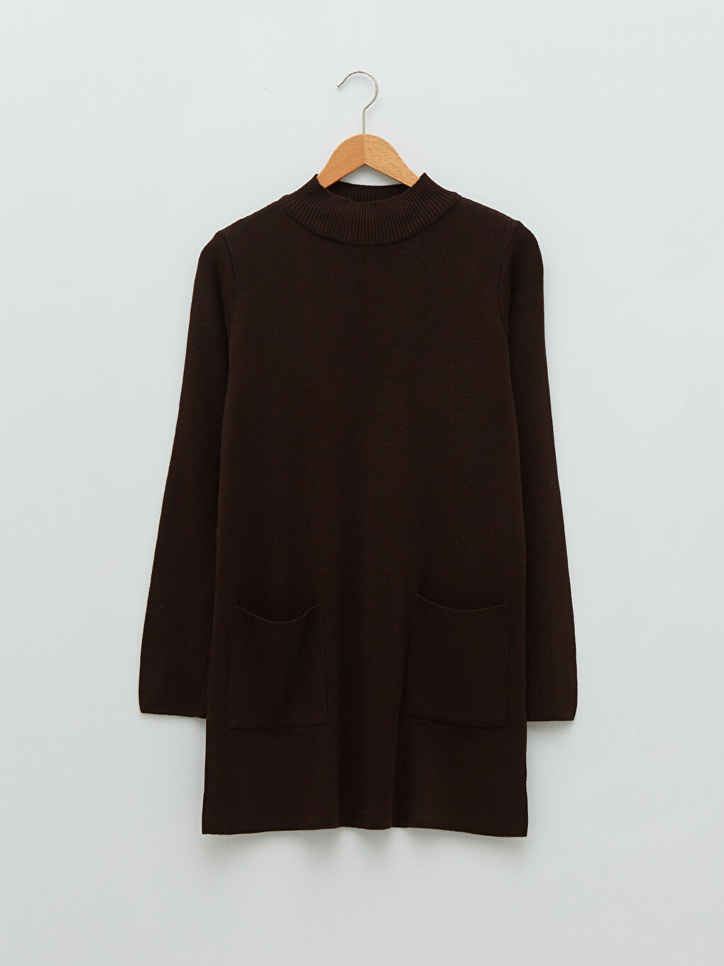 LCWAIKIKI Classic Half Turtleneck Long Sleeve Women's Knitwear Tunic -W1KH59Z8-S1J