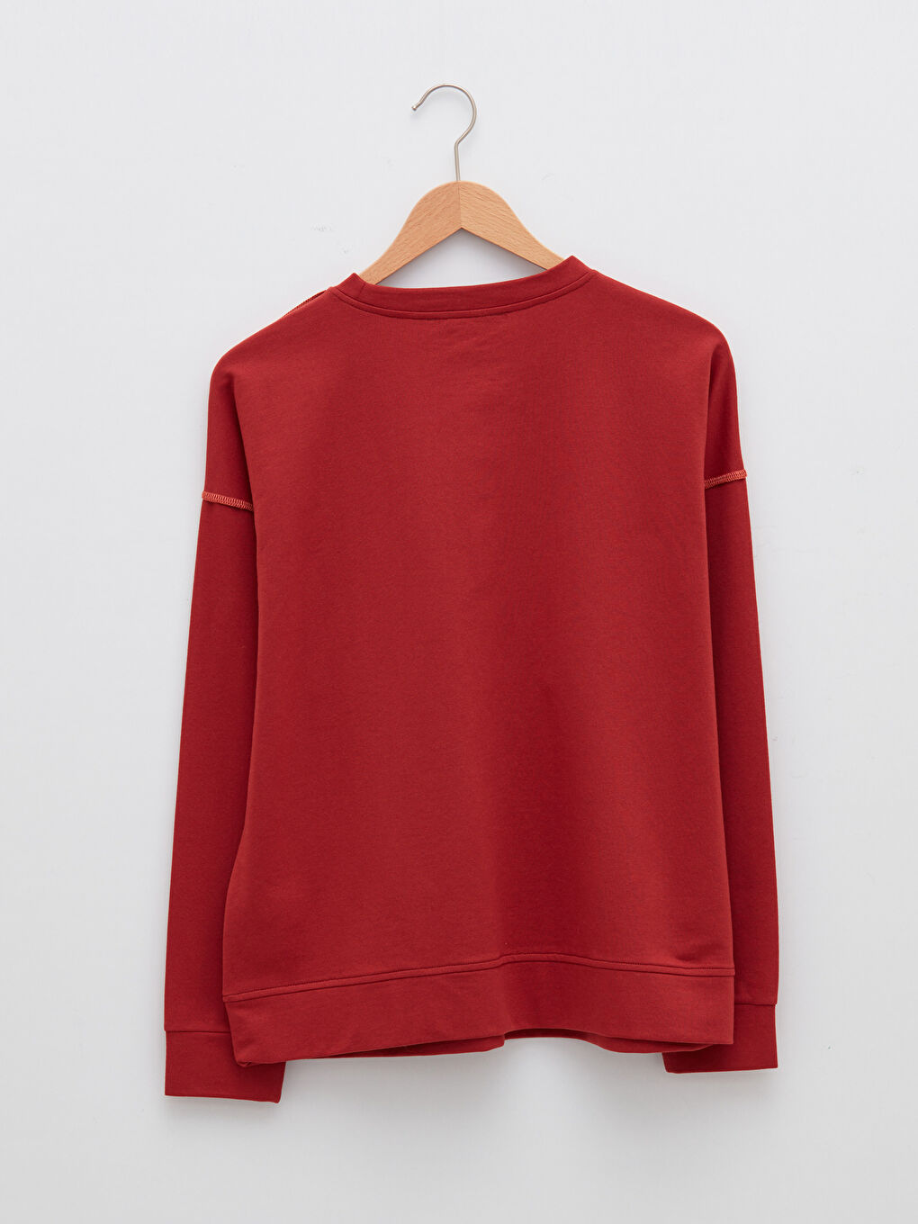LCW Vision Rundhalsausschnitt Schlicht Langarm Damen-Sweatshirt -W1KH83Z8-H1E