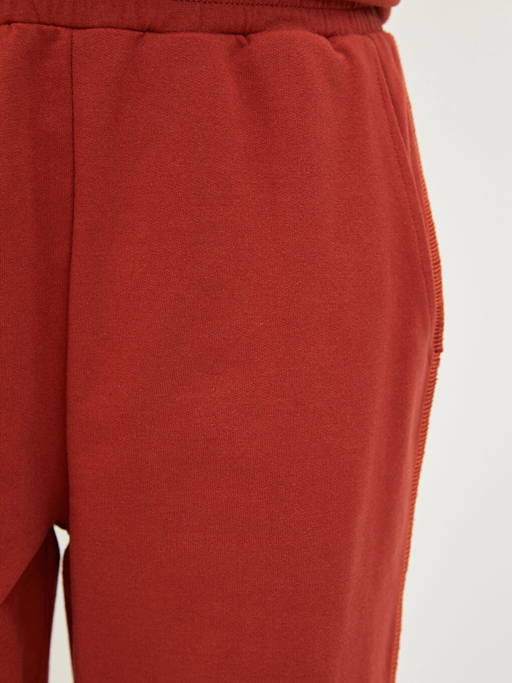 Ženske Jogger Pantalone Sa Elastičnim Strukem i Džepovima-2