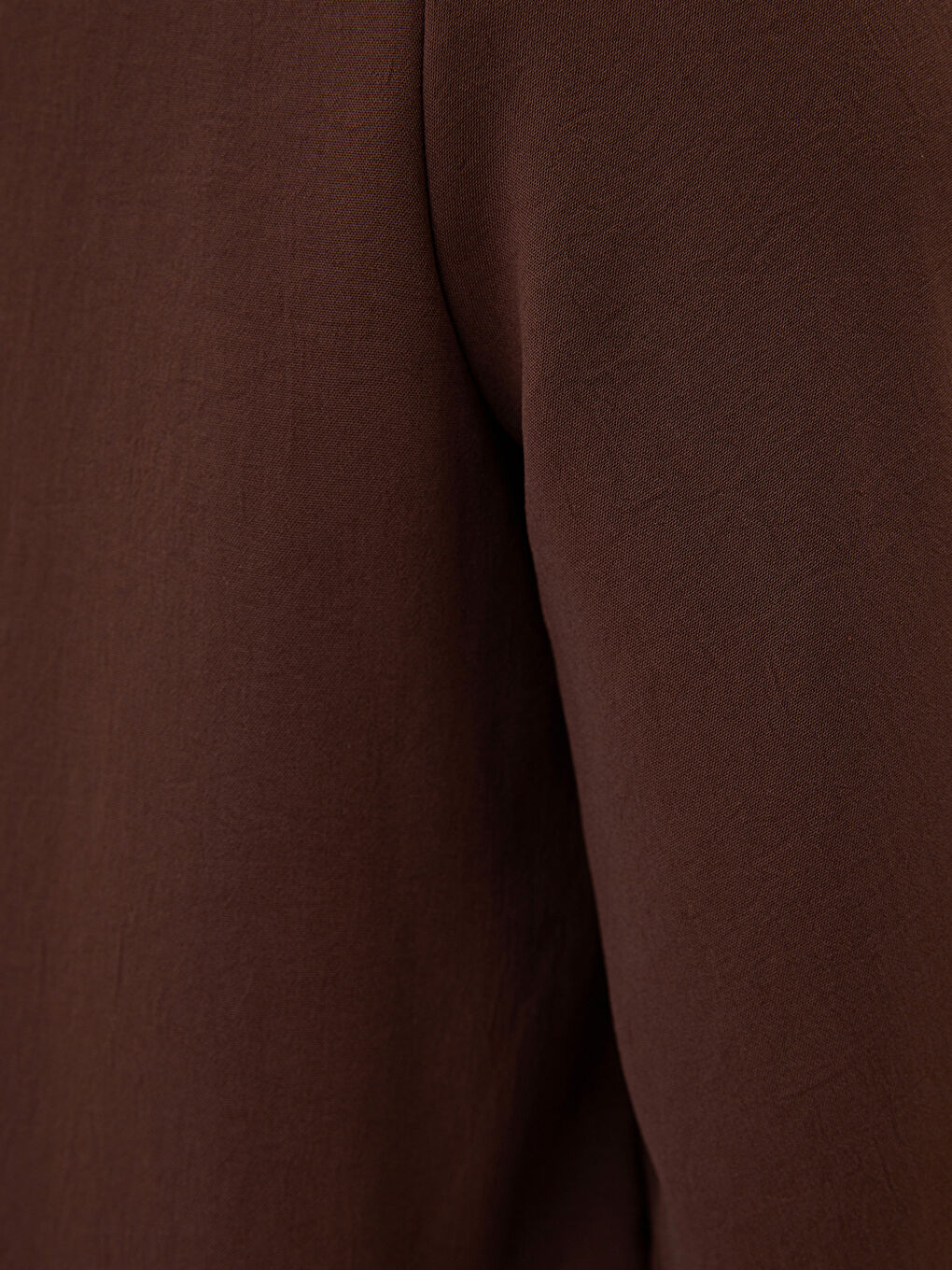 Crew Neck Plain Long Sleeve Women's Tunic-3