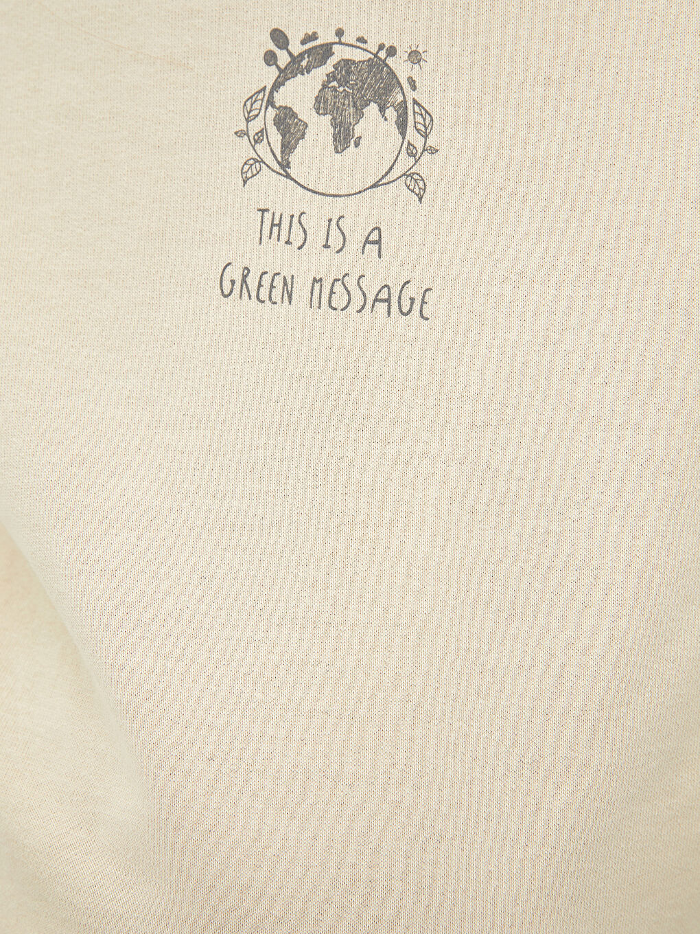 Hanorac pentru gravide cu mânecă lungă imprimat și guler rotund-3