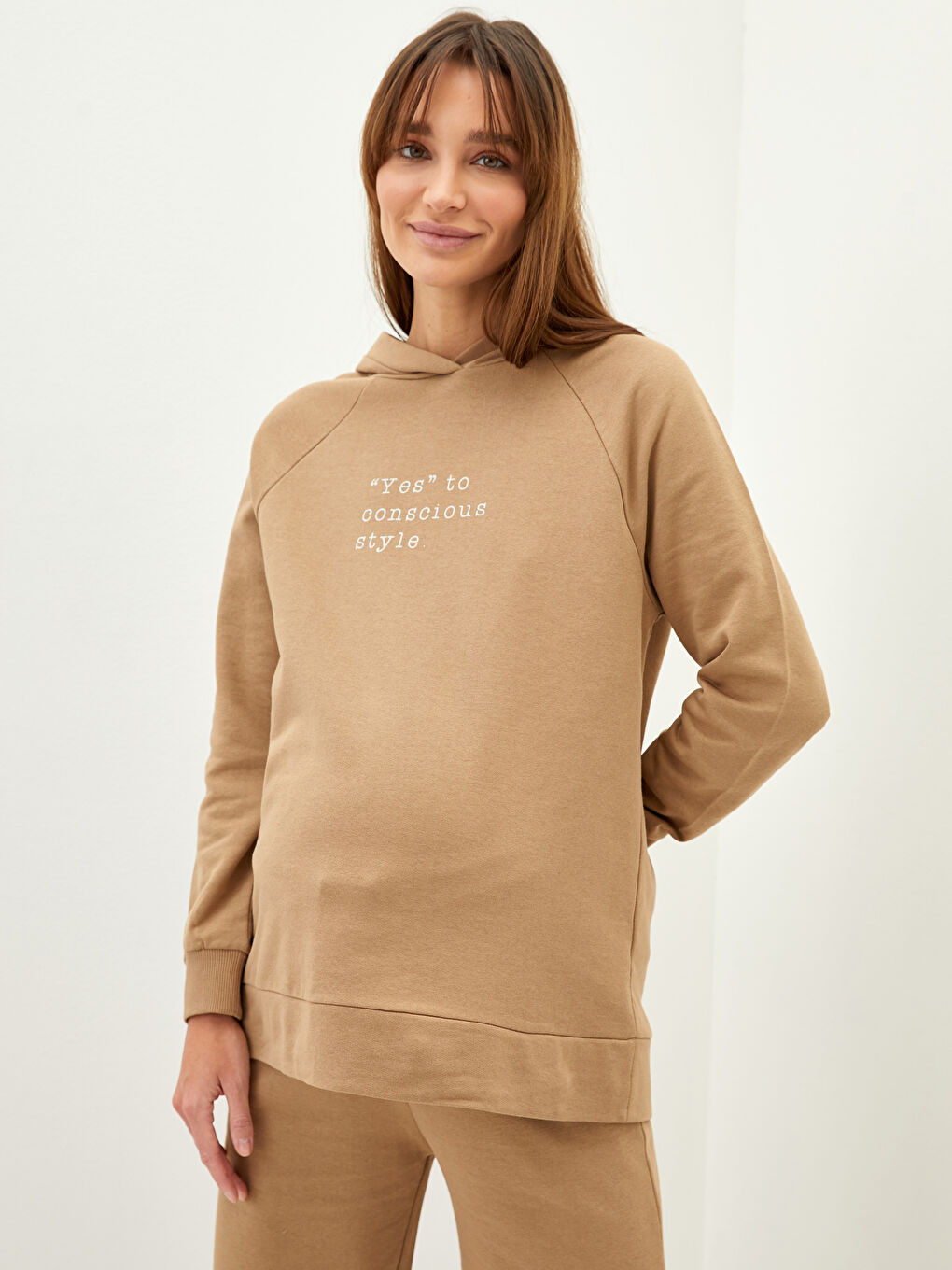 Hanorac Maternitate cu Mânecă Lungă Imprimat