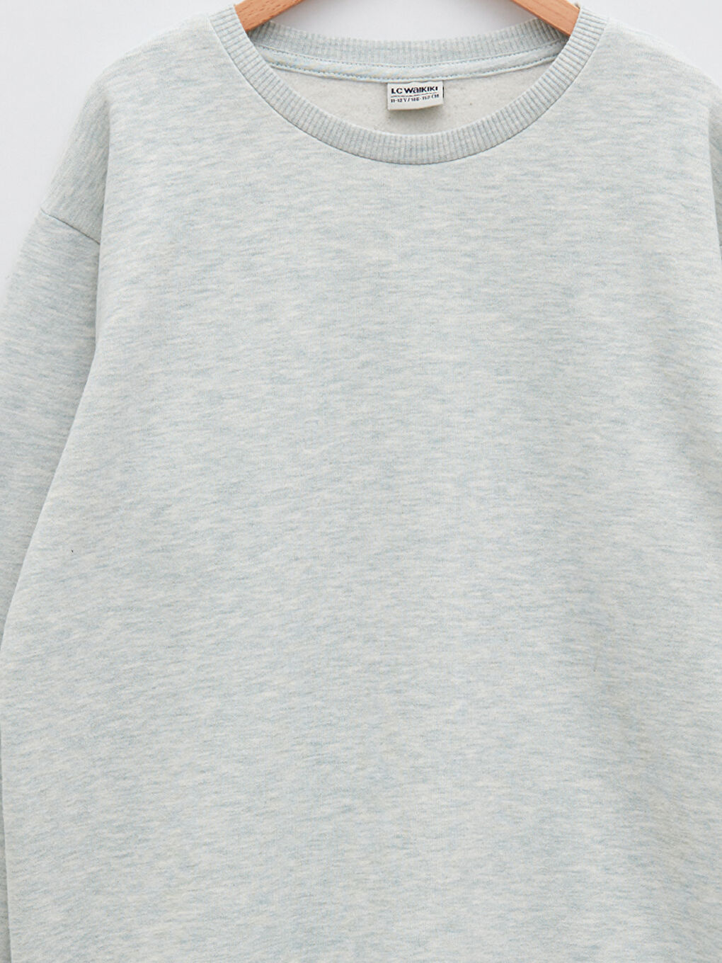 Світшот для хлопчиків з круглим вирізом горловини, базовий, з довгим рукавом-2