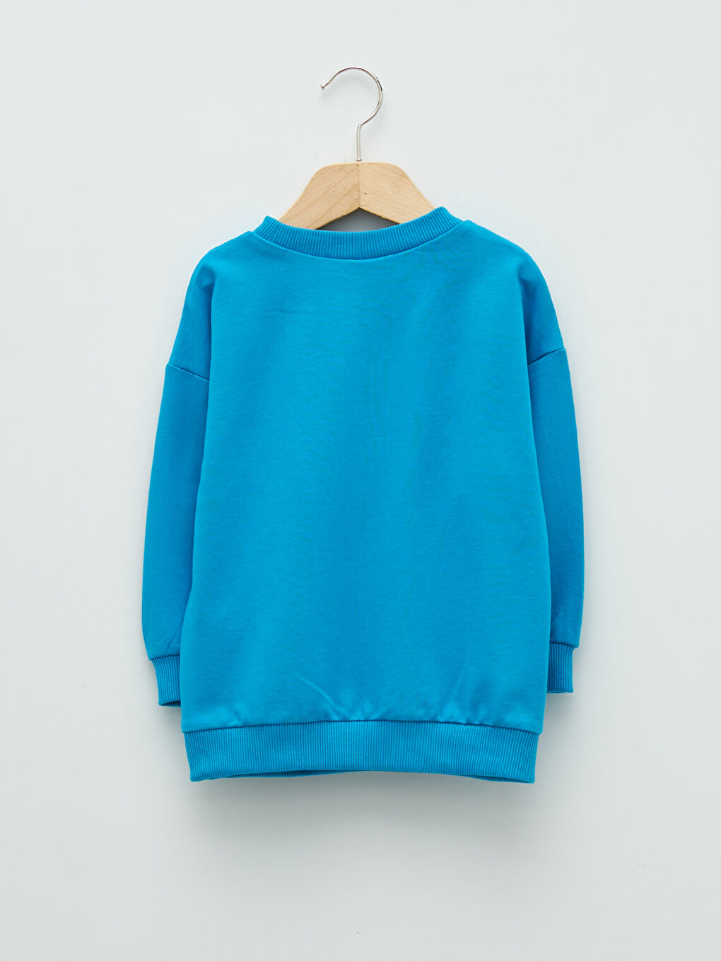 Свитшот с круглым вырезом, длинным рукавом и принтом для малышей мальчиков-1