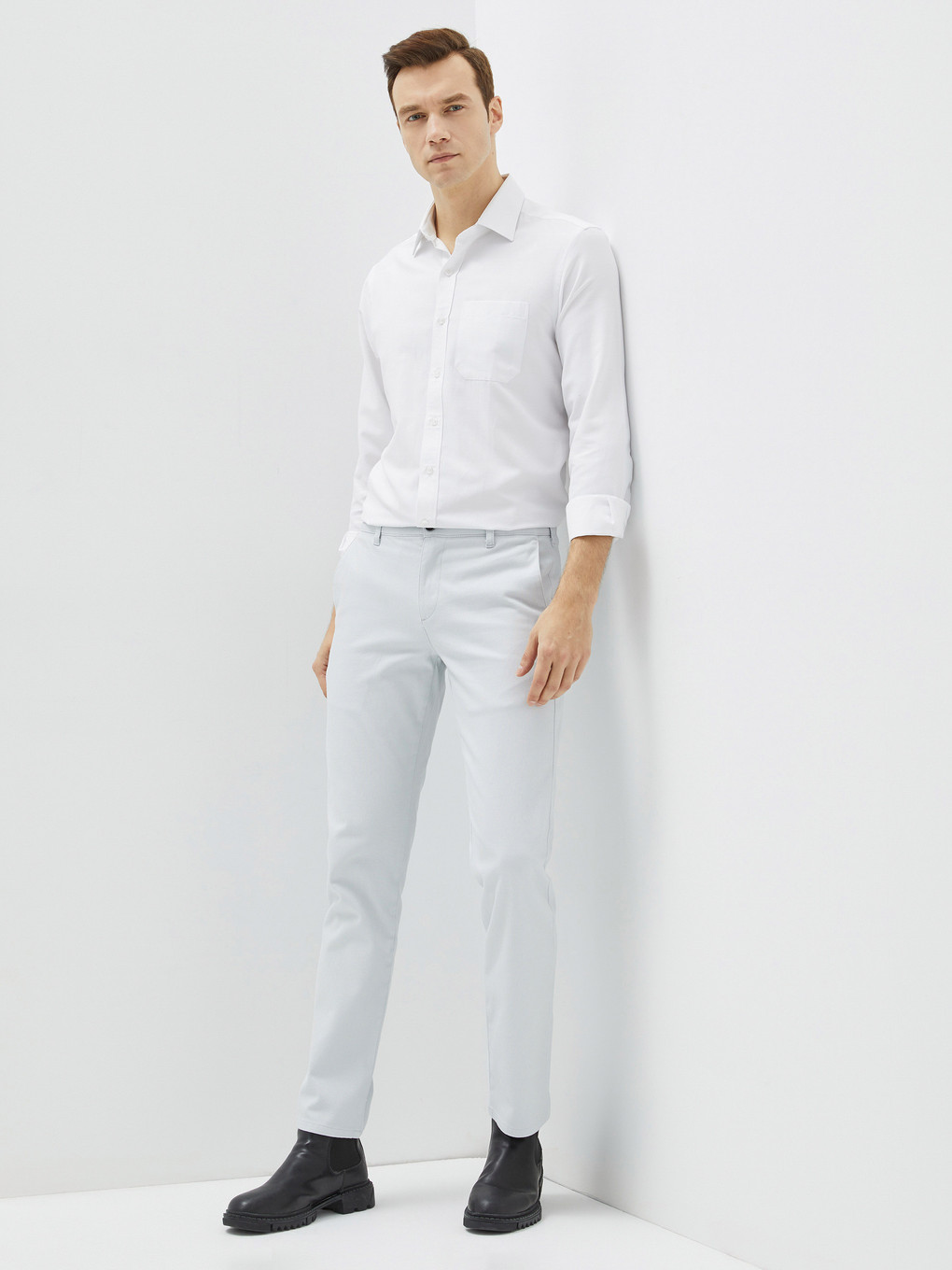 Gri Slim Fit Erkek Pantolon