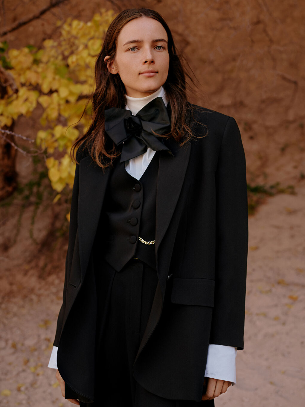 Plain Long Sleeve Oversize Women's Blazer Jacket